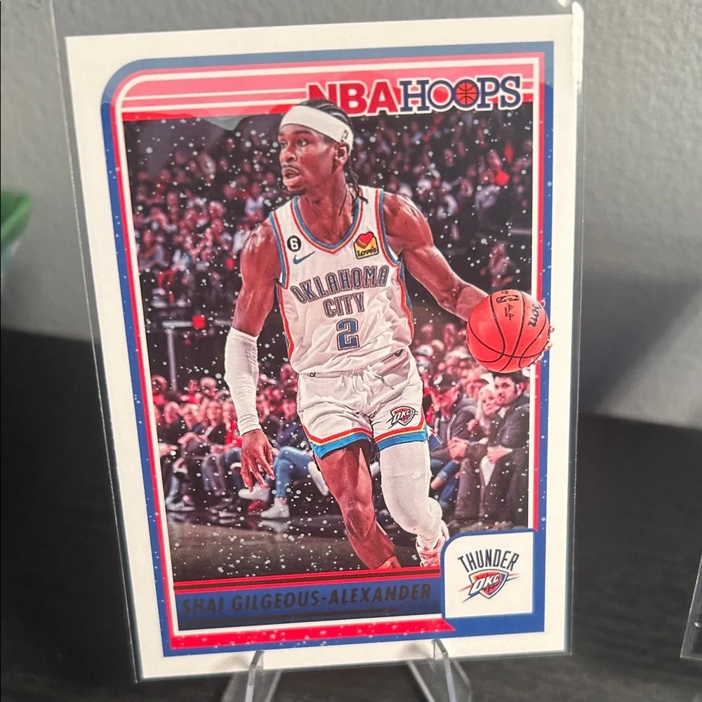 Shai Gilgeous-Alexander OKC Thunder lot NBA Hoops Blue Select contenders - Picture 2 of 5